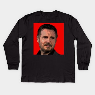 liam neeson Kids Long Sleeve T-Shirt